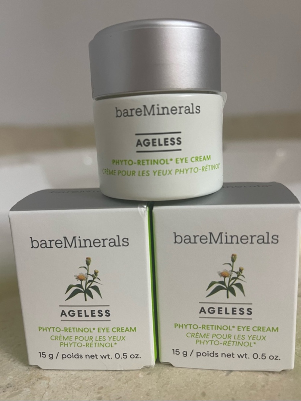 BareMinerals Ageless Phyto-Retinol Eye Cream 0.5 oz Sealed New In Box - Picture 2 of 9